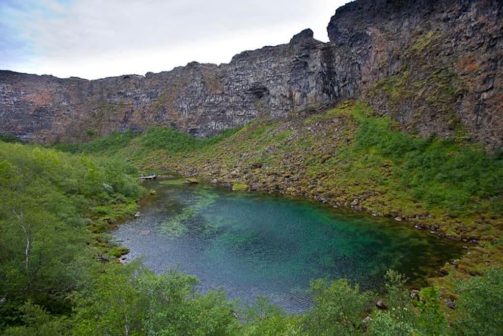 Cabin In The Lava. Near Husavik Skogar  Extérieur photo
