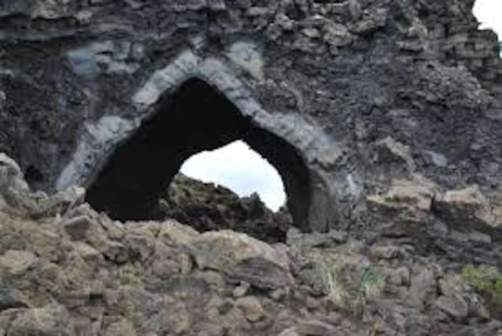 Cabin In The Lava. Near Husavik Skogar  Extérieur photo